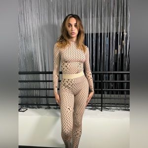 Fitted Moon Print Matching set